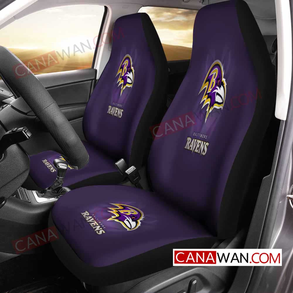 Baltimore Ravens Style065 3D Customized Personalized Car Seat Cover