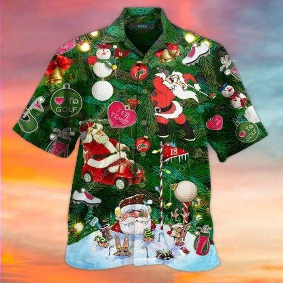 Hawaii Aloha Shirts Golf Christmas Ha2444