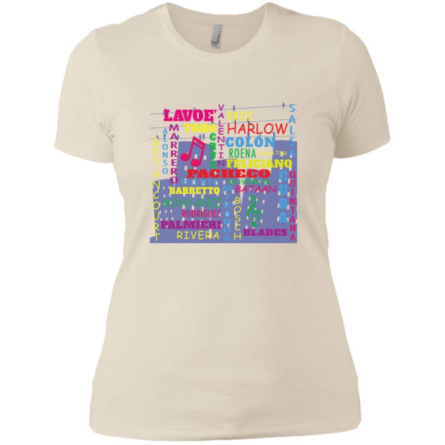 The Salsa All Stars NL3900 Next Level Ladies’ Boyfriend T-Shirt