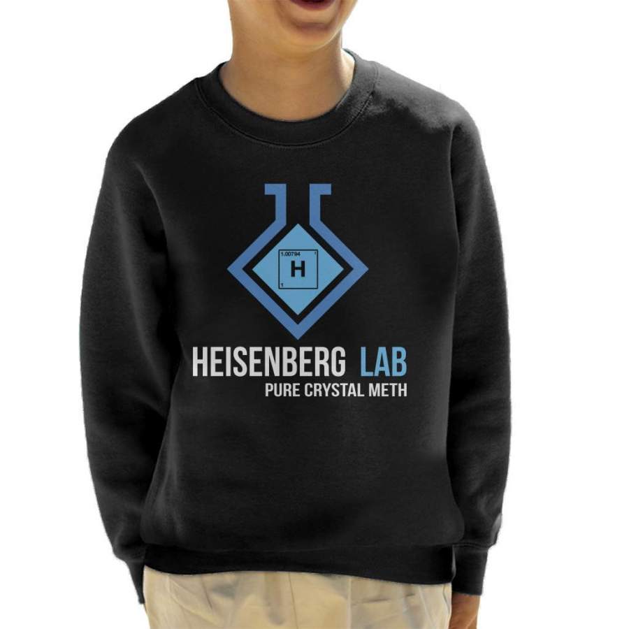 Breaking Bad Heisenberg Lab Pure Crystal Meth Kid’s Sweatshirt