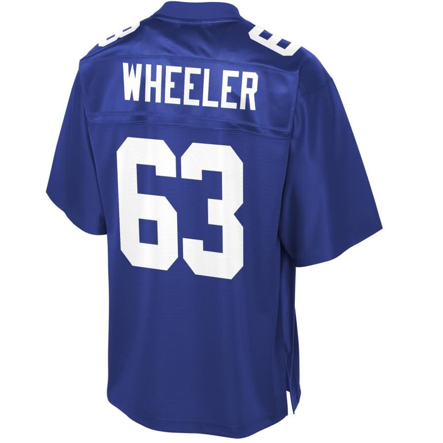 Chad Wheeler New York Giants NFL Pro Line Team Color Player Jersey – Royal