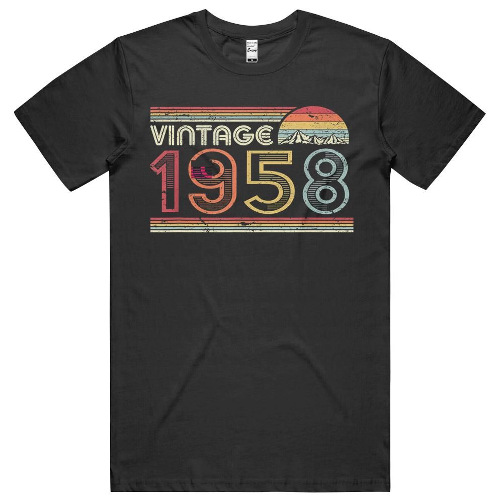 1958 Vintage Shirt, Birthday Gift Tee. Retro Style T-shirt