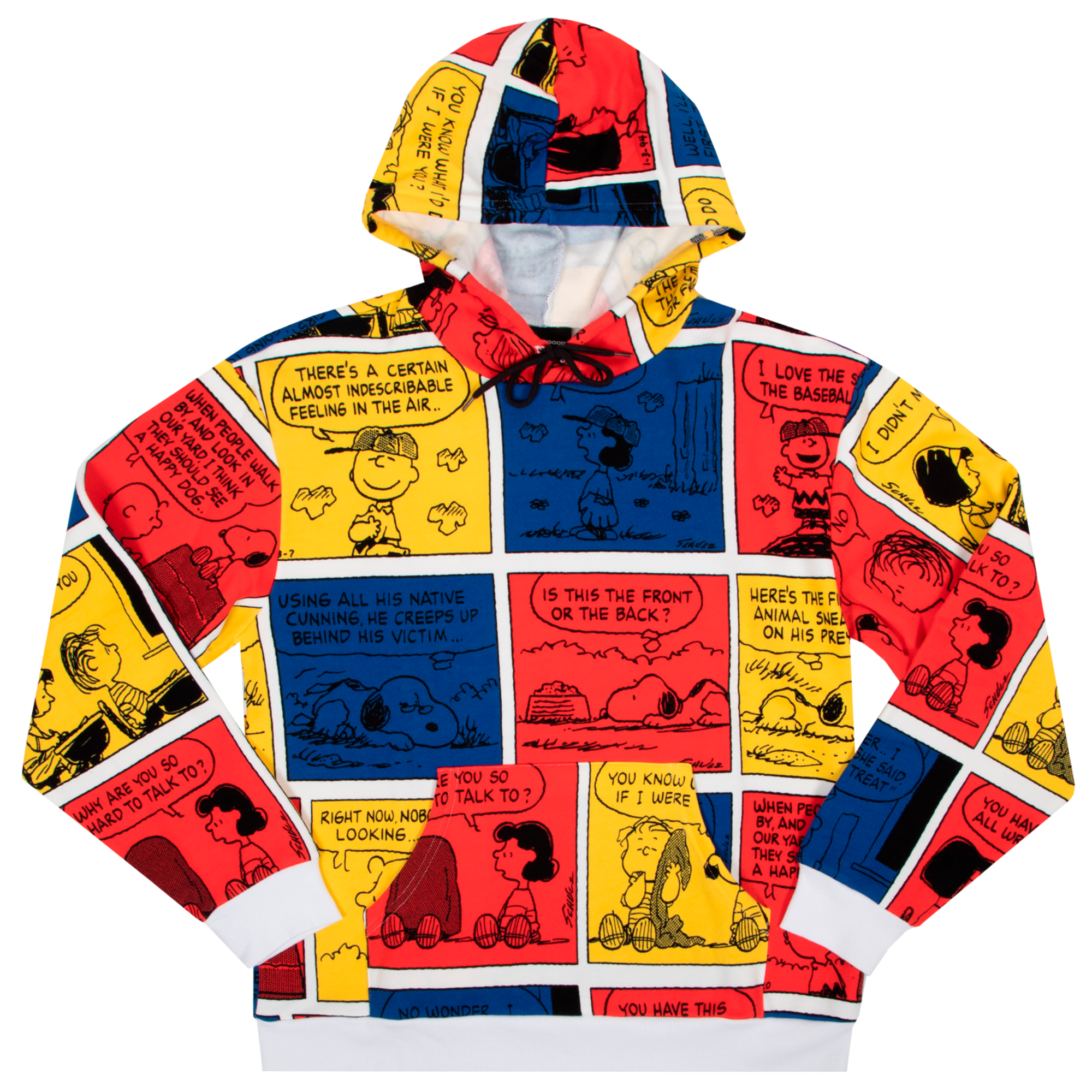 Colorblock Comic Hoodie