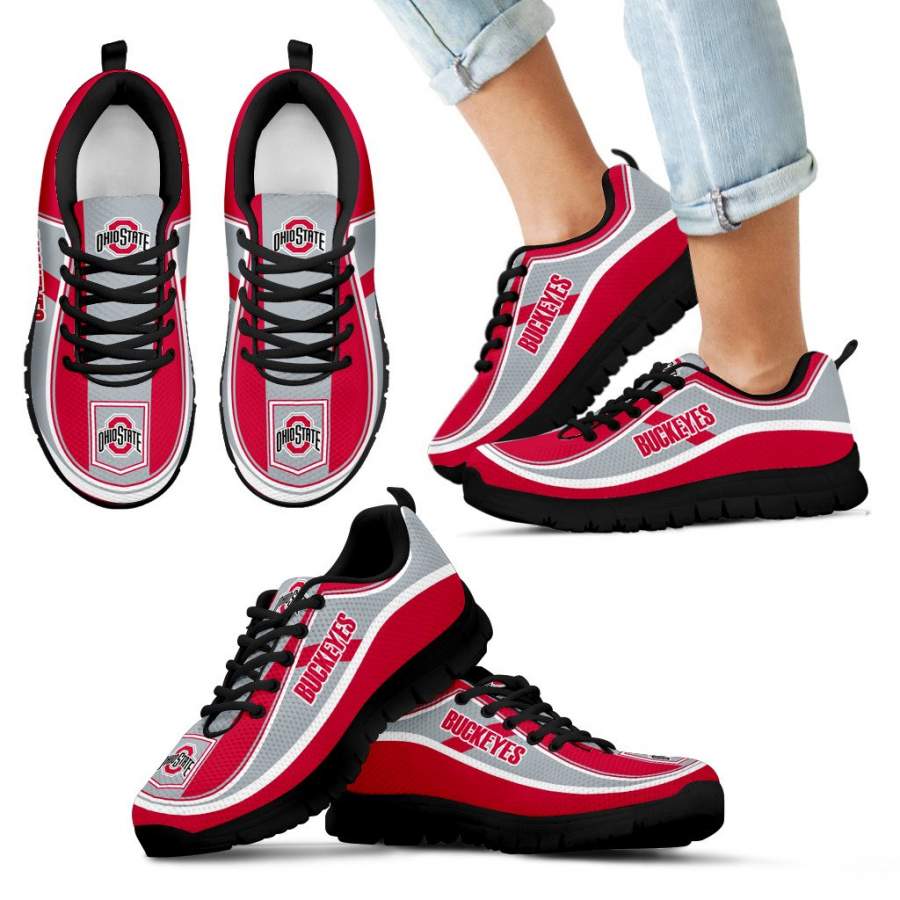 Vintage Color Flag Ohio State Buckeyes Sneakers – Bingo Clothes