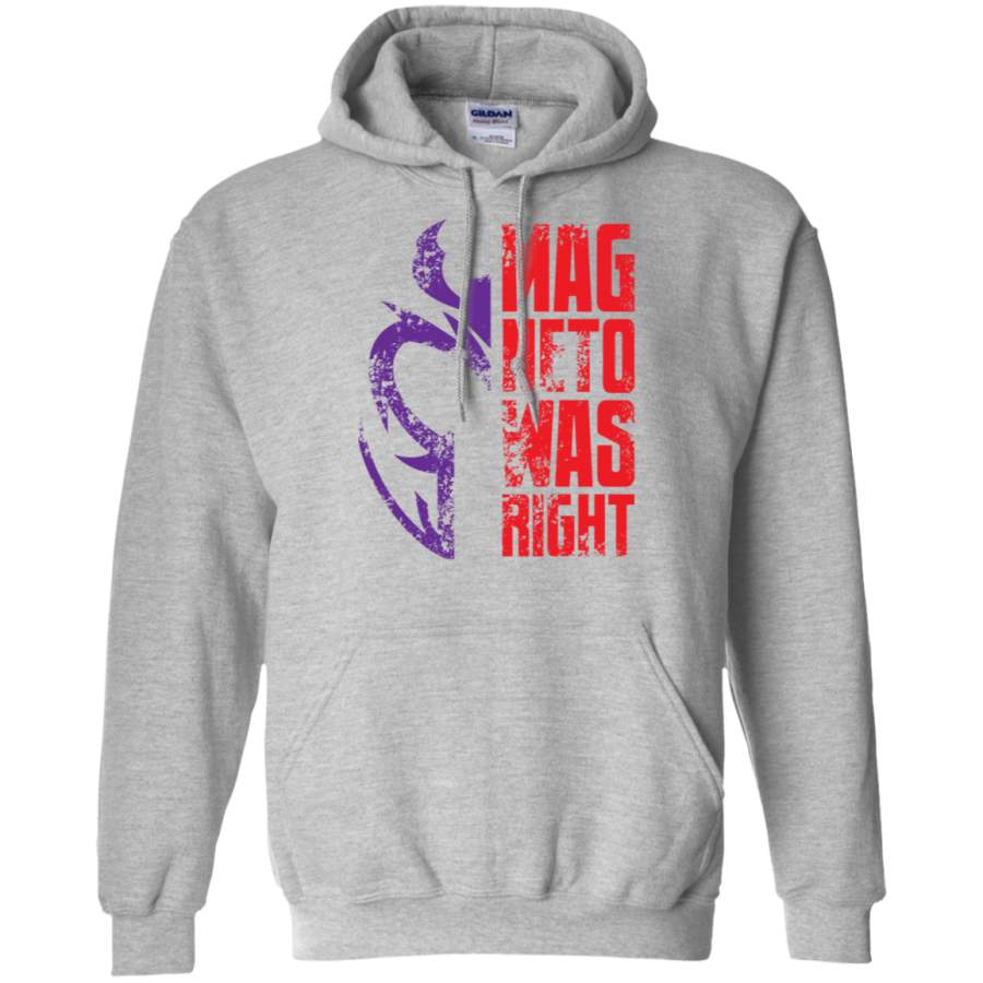 AGR Magneto Was Right! Gildan Pullover Hoodie