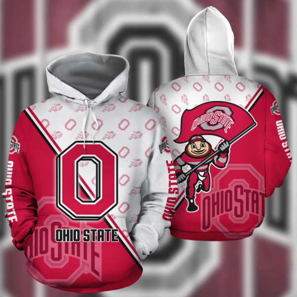 Ohio State Buckeyes Graphic Unisex Hoodie S-5Xl Gift Limited Hoodie