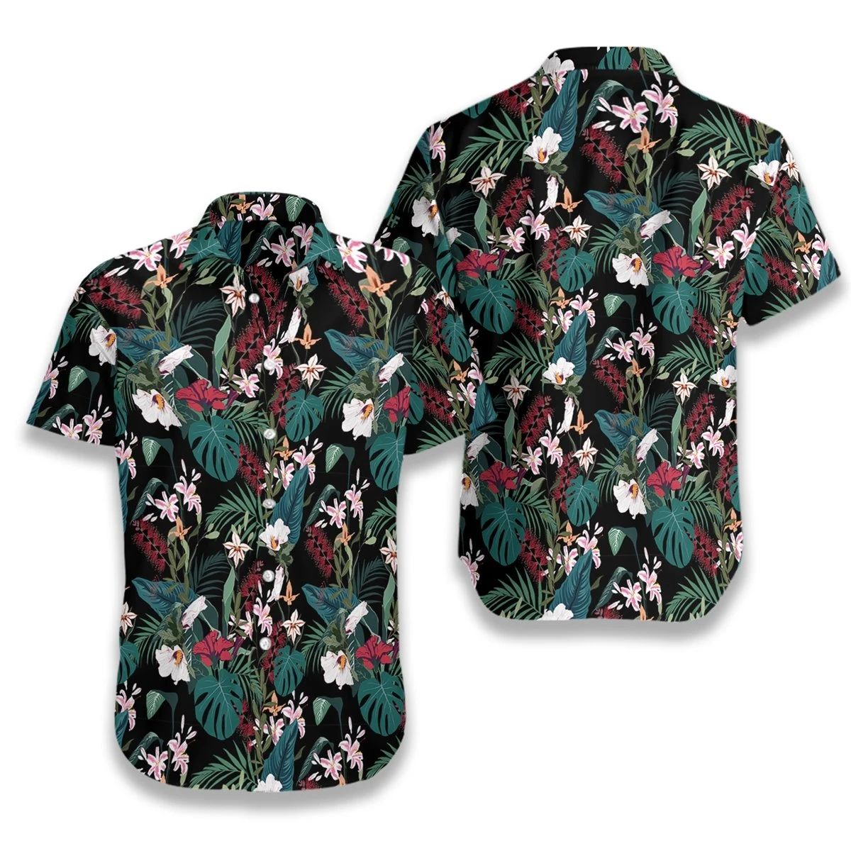 Tropical Seamless Hawaii Shirt Unisex Adult Ha49099