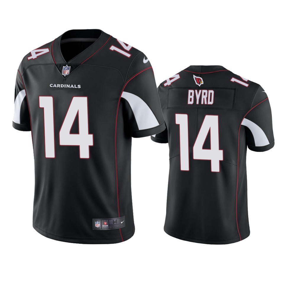 Arizona Cardinals #14 Damiere Byrd Black Vapor Untouchable Limited Jersey – Mens