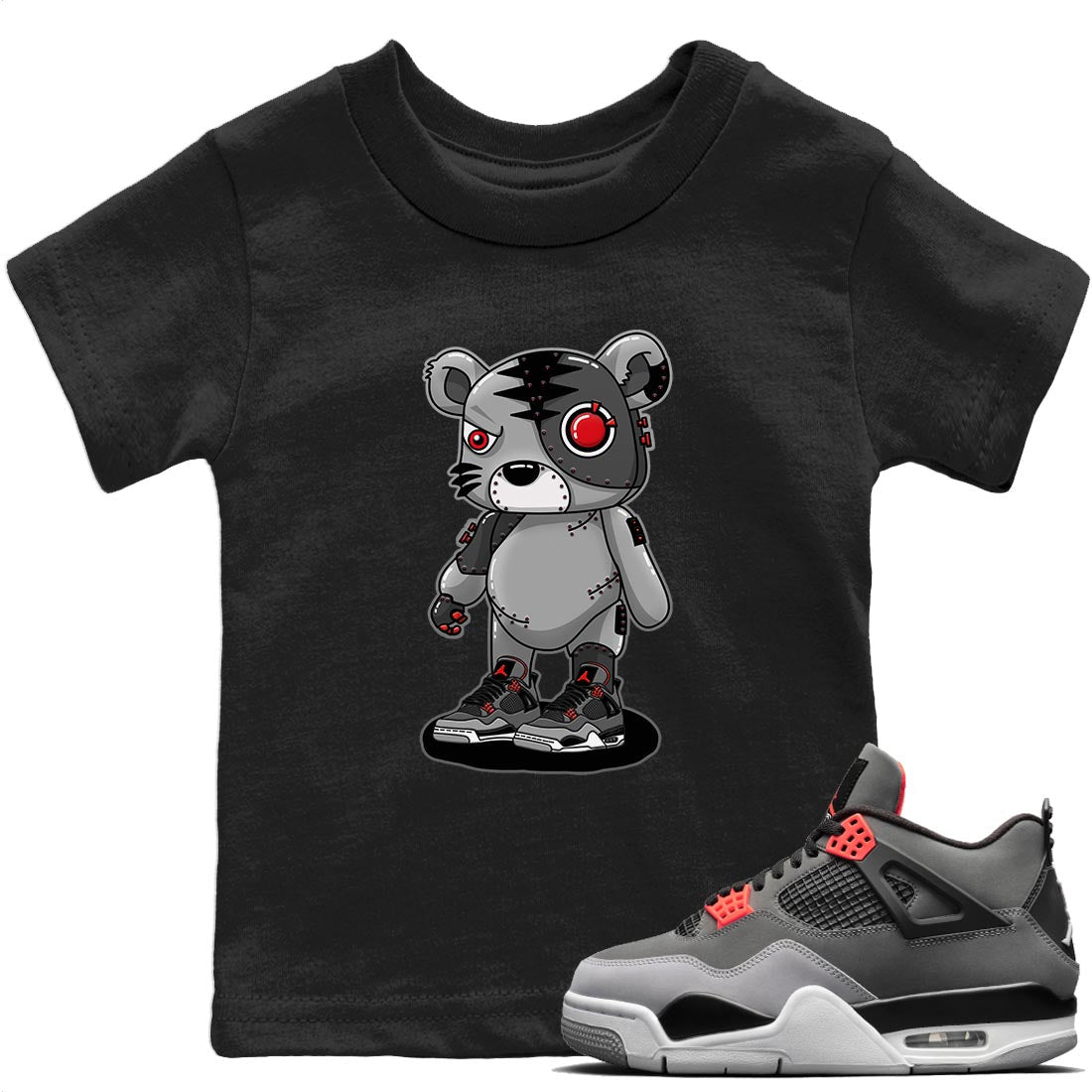 Cyborg Tiger T-Shirt – Air Jordan 4 Infrared Baby & Youth