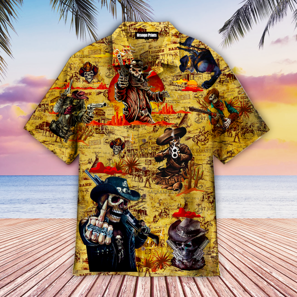 Amazing Vintage Cowboy Hawaii Shirt For Men Women Ha35424