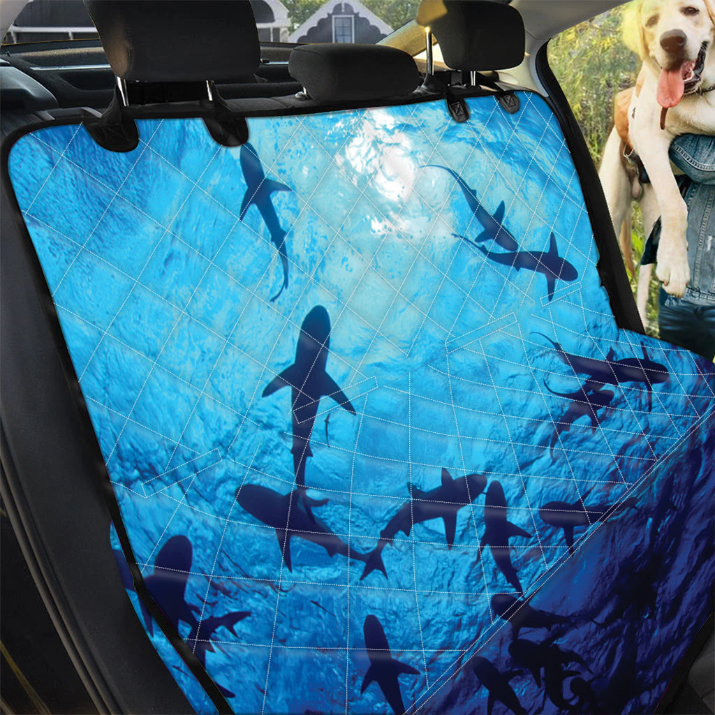 Shark Underwear Print Pet Car Back Seat Cover