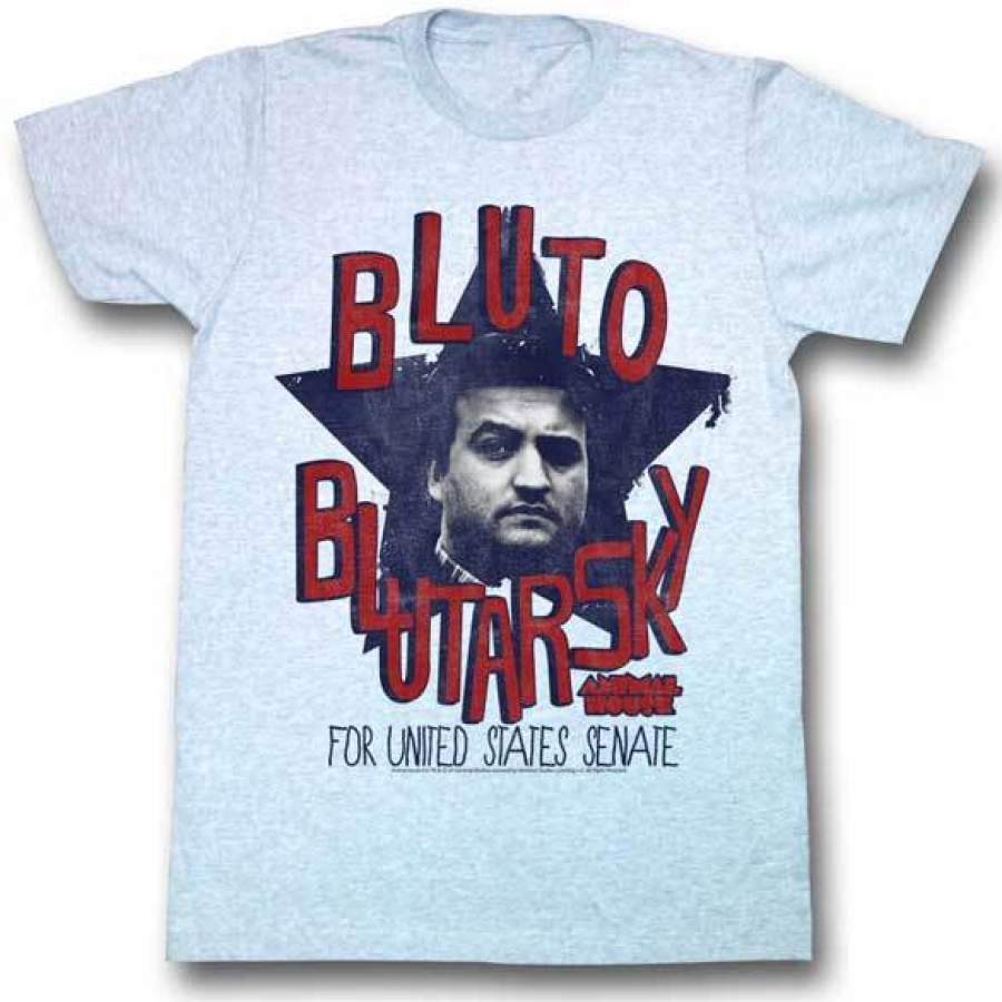 ANIMAL HOUSE-BLUTO 2014-GRAY HEATHER ADULT S/S T-SHIRT