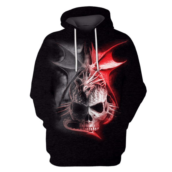 Casespring 3d HALLOWEEN Skull Hoodies T-Shirt Apparel
