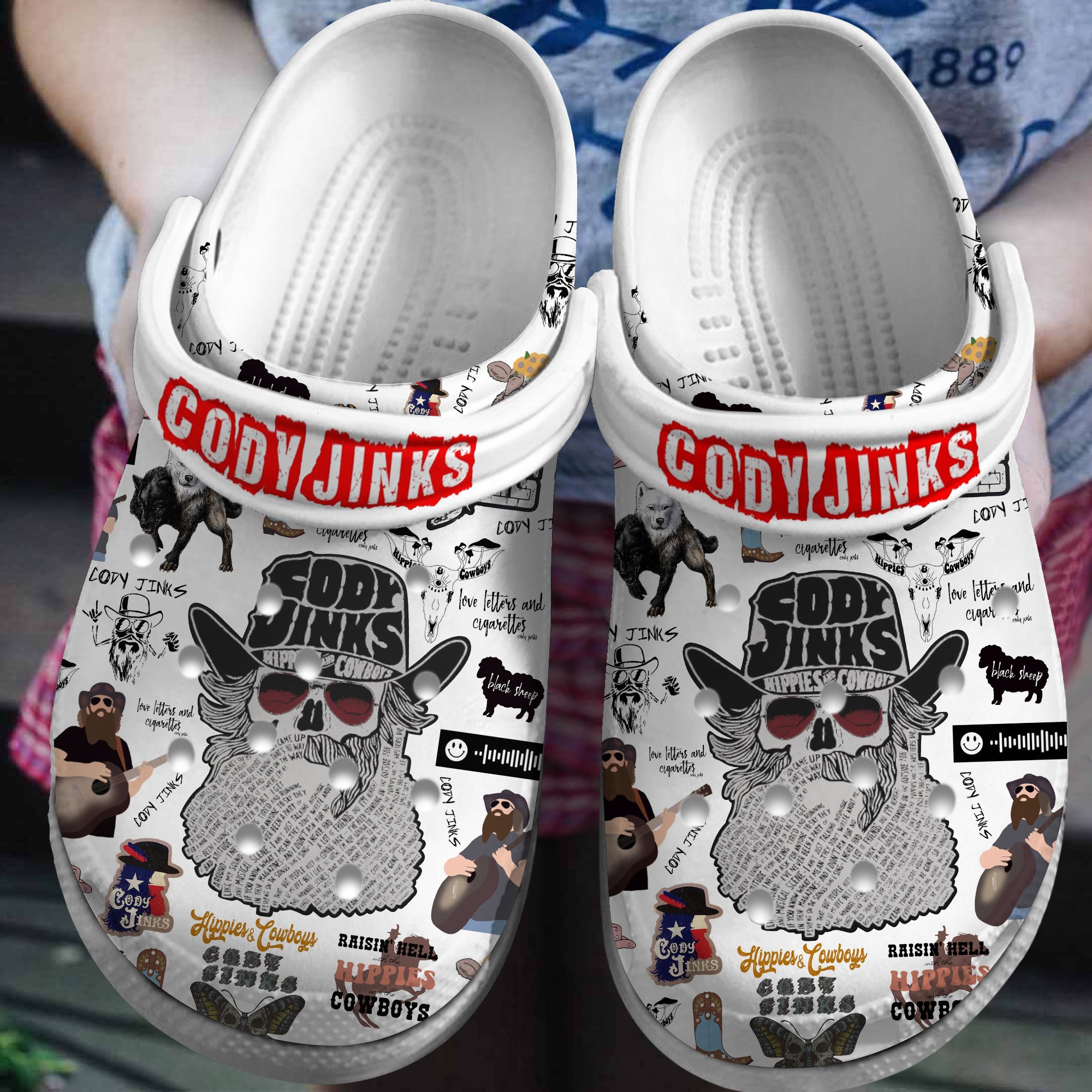 Cody Jinks Music Crocs Crocband Clogs Shoes Comfortable For Men Women and Kids