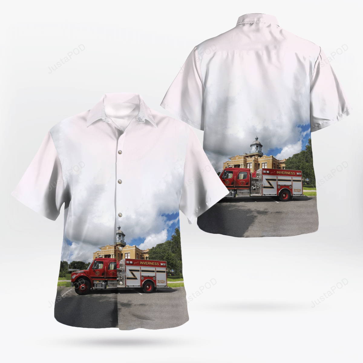 Florida Inverness Fire Department Hawaii Shirt Ha81470