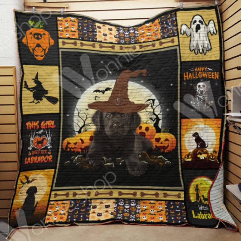 Labrador Retriever Halloween Blanket AU1502 82O34