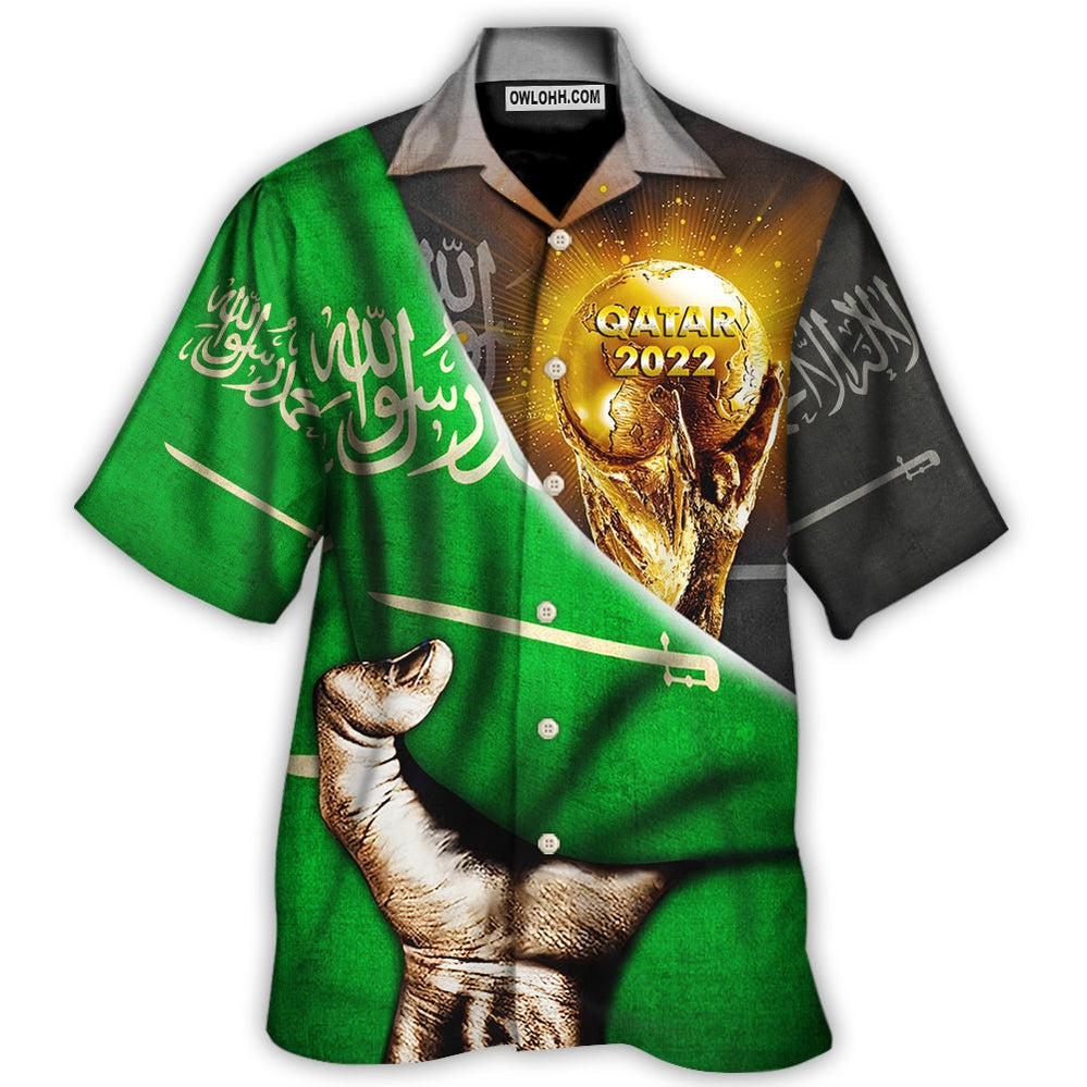 World Cup Qatar 2022 Saudi Arabia Will Be The Champion – Hawaiian Shirt  – Owl Ohh