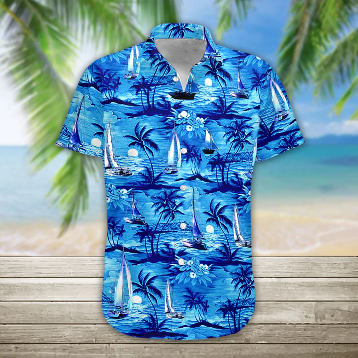 Summer Sailing Hawaiian Shirt For Women Ha60462