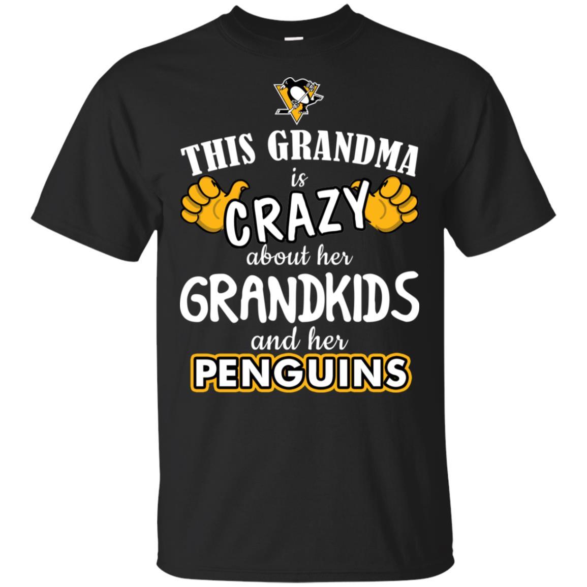 This Grandma Is Crazy About Her Grandkids And Her Pittsburgh Penguins Tshirt