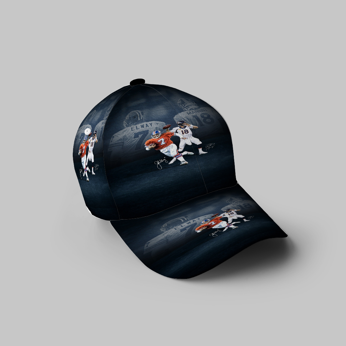 Denver Broncos All Players2 3D Printing Baseball Cap Classic Hat