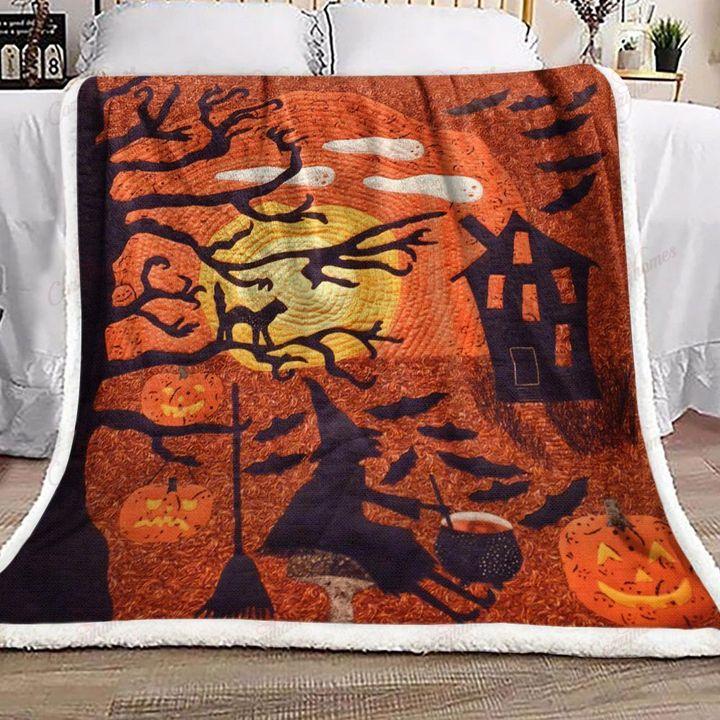 Halloween Fleece Blankets, Halloween Blanket, Halloween Throw Blanket, Halloween Fleece Blanket – Blanket, 30X40, Blanket Sofa Bed