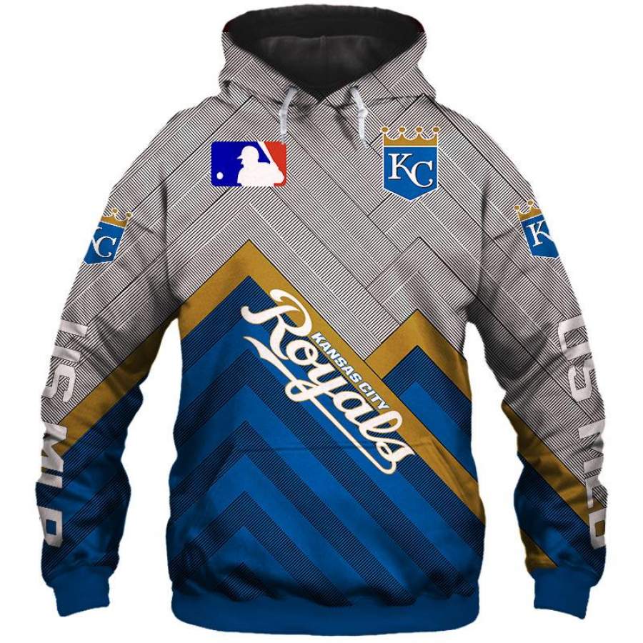 Kansas City Royals Hoodie 3D Style5663 All Over Printed