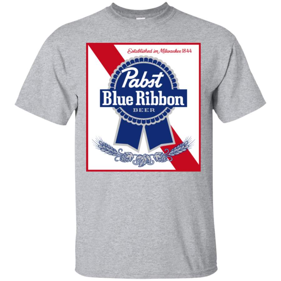 Pabst Blue Ribbon Mens Cotton T-Shirt