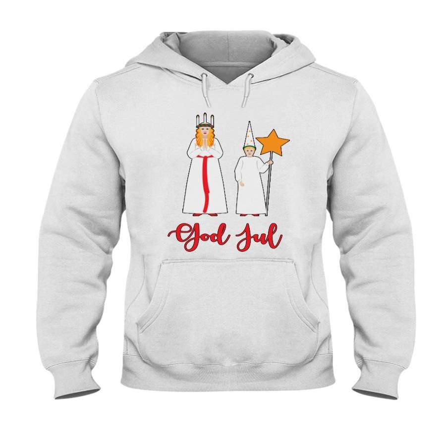Santa Lucia God Jul Christmas Gift Hoodie