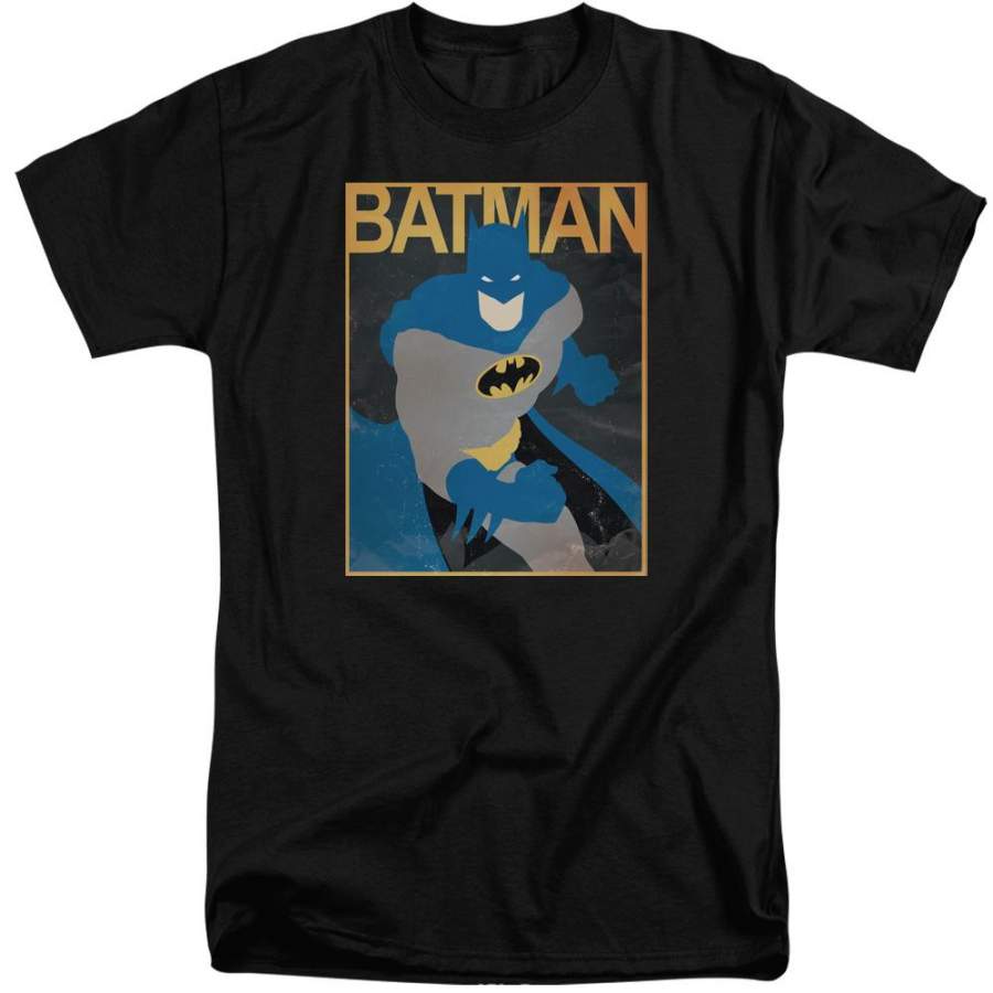 Batman – Simple Bm Poster Short Sleeve Adult Tall