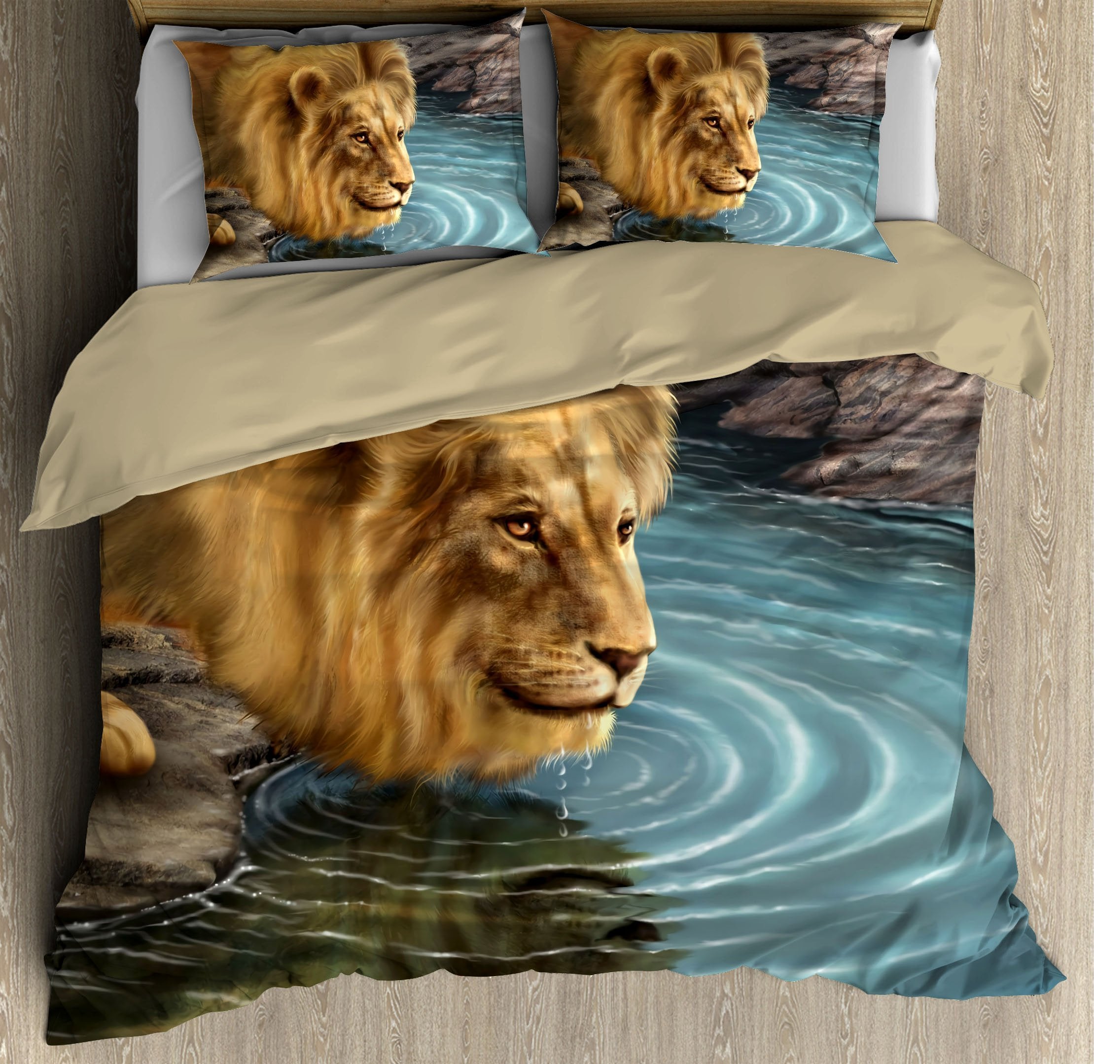 Tmarc Tee Lion Poker Bedding Set