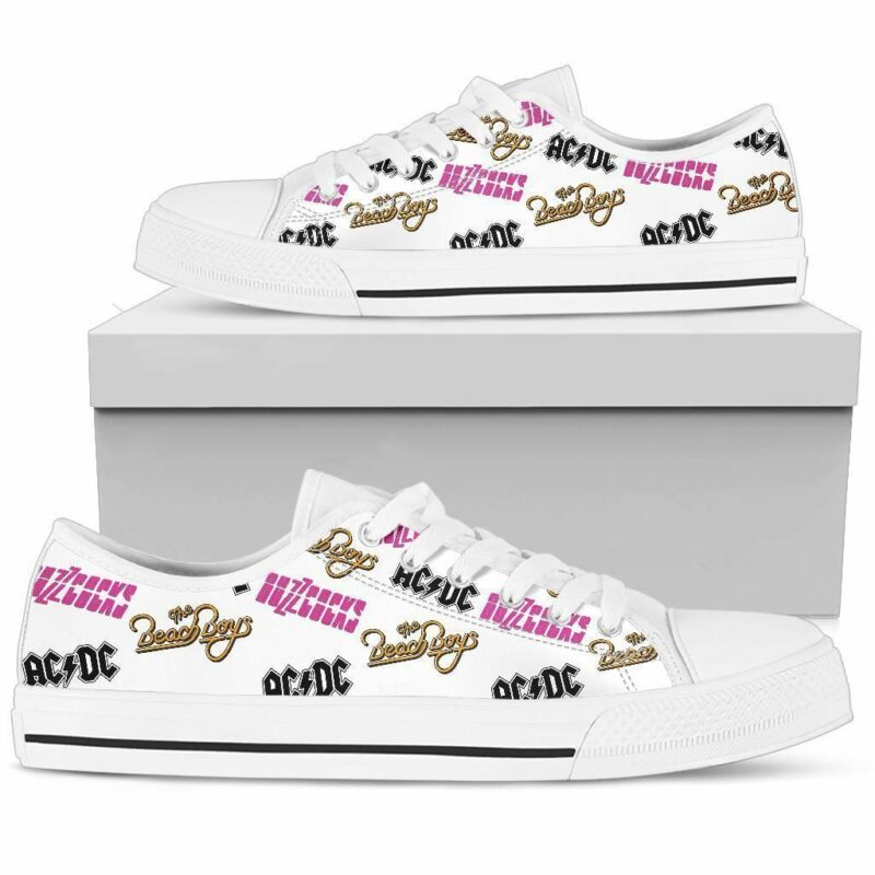 Music Band Shoes The Beachboys Buzzcocks Low Top Sneakers Low Top Shoes Limited Edition Moderndaydecors Fashion
