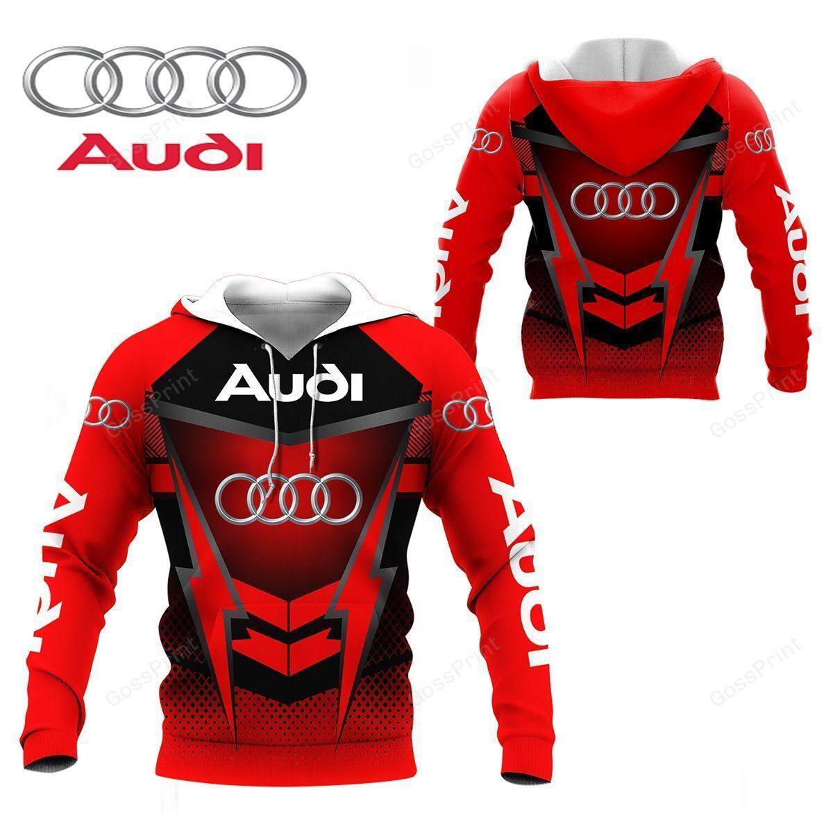 3D All Over Printed Audi Shirts Ver 25