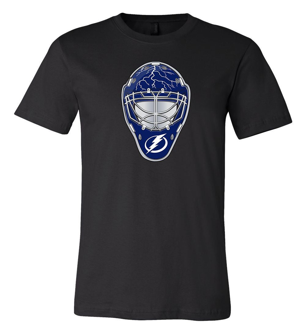 Tampa Bay Lightning Goalie Mask Front Logo Team Shirt Jersey Shirt