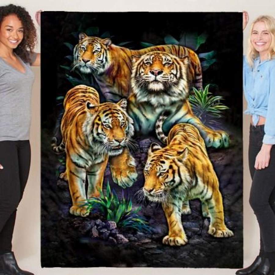 3D TIGER BLANKET