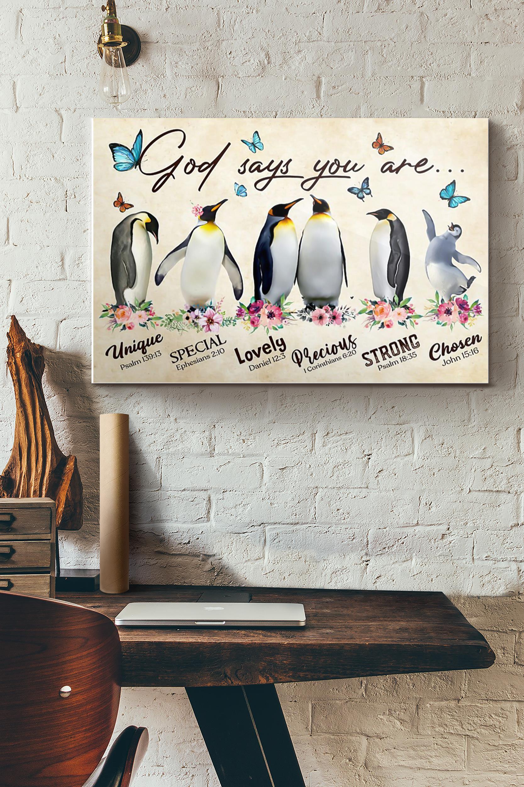 Penguin God Says You Are Poster