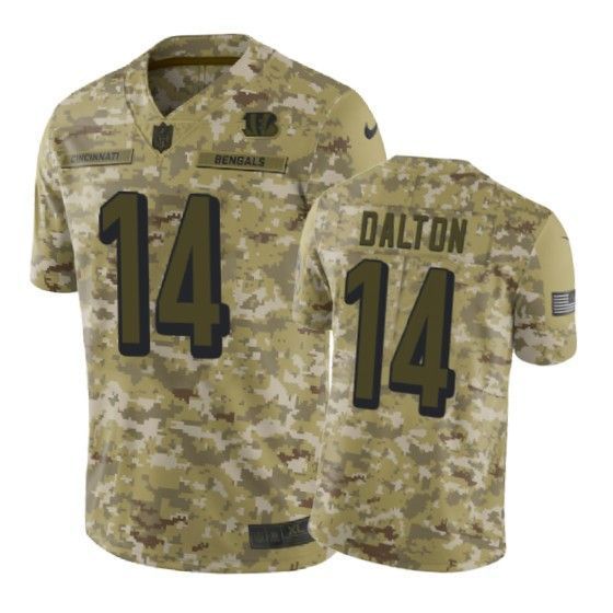 Andy Dalton Jersey NFL Camo Cincinnati Bengals