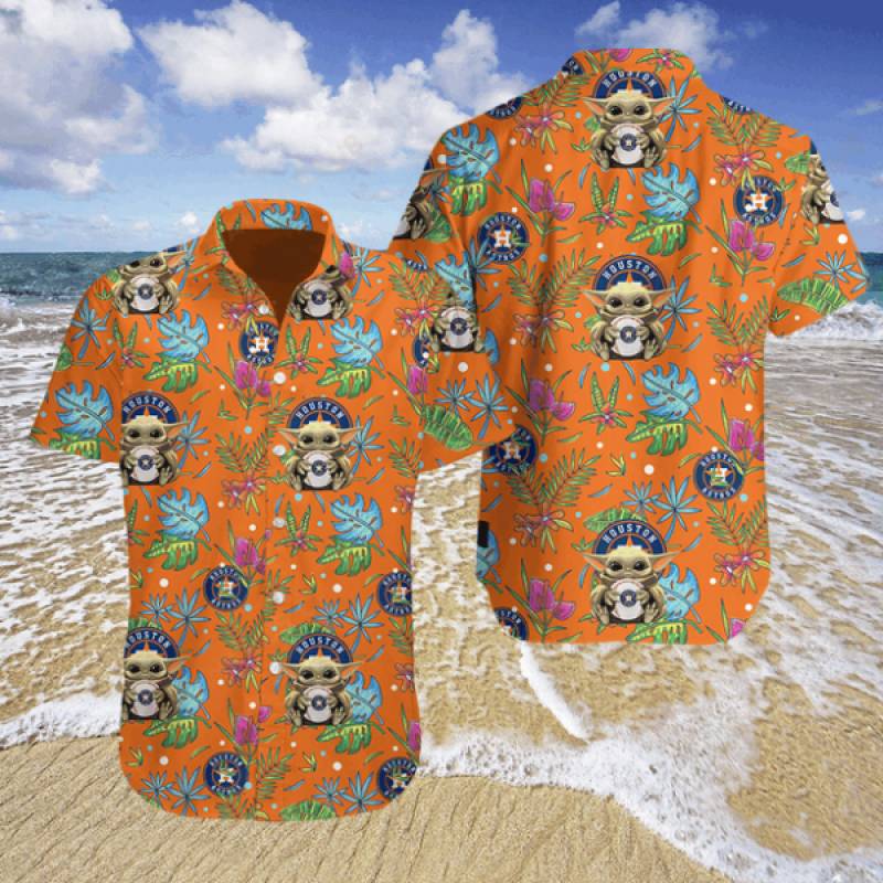 Houston Astros Hawaii 3D Shirt With Shorts HTAT3D01180620