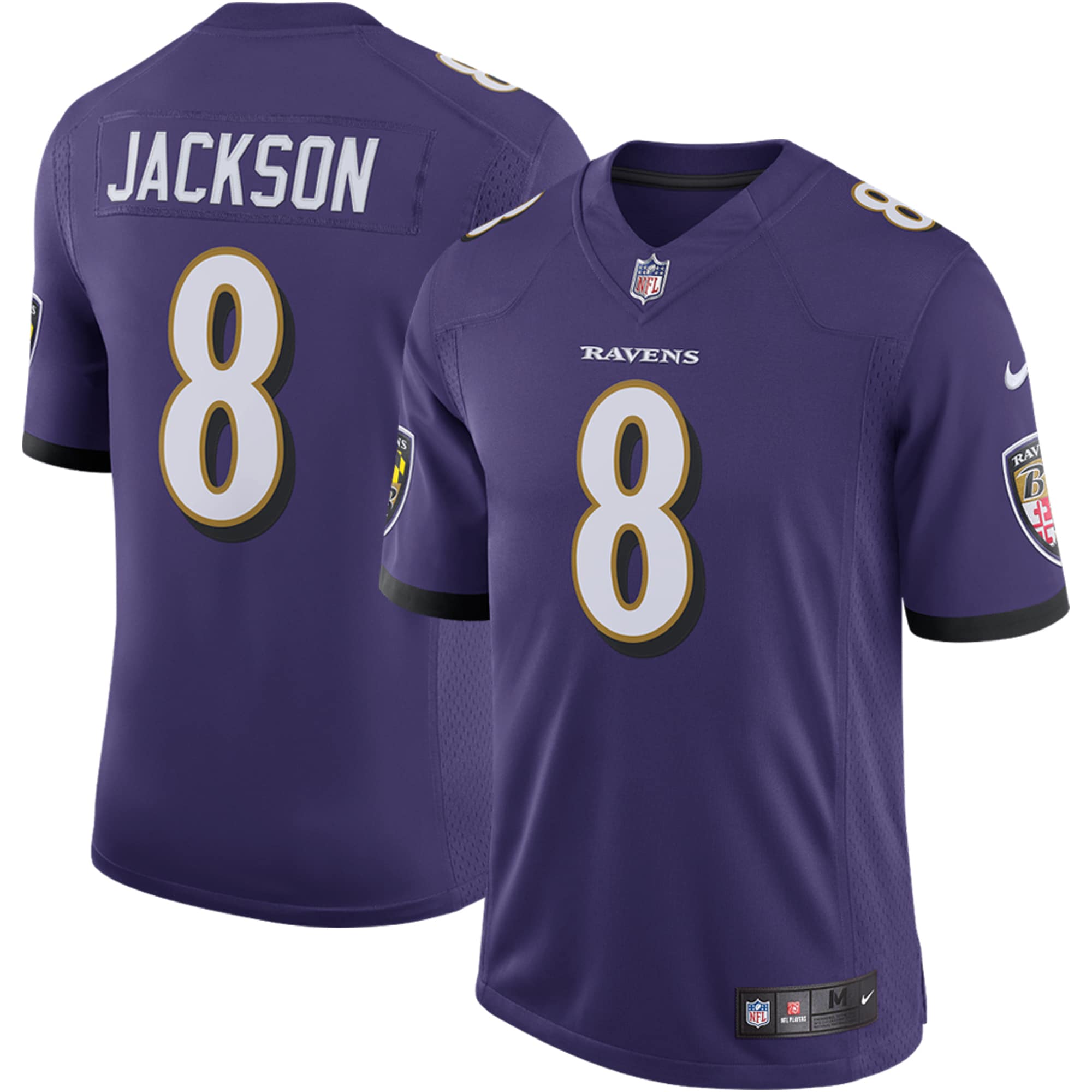 Men’s Baltimore Ravens Lamar Jackson Purple Speed Machine Limited Jersey