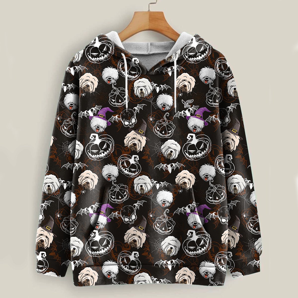 Absolutely Gourdgeous – Old English Sheepdog Halloween Hoodie