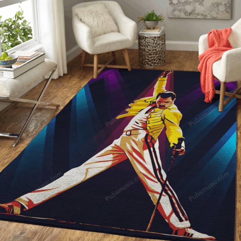 Freddie Mercury – Musicians Area Rug Carpet