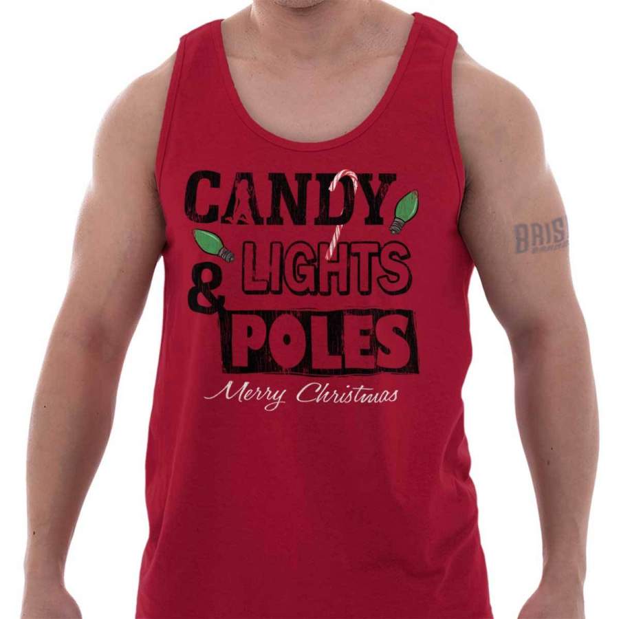 Candy Lights & Poles Tank Top