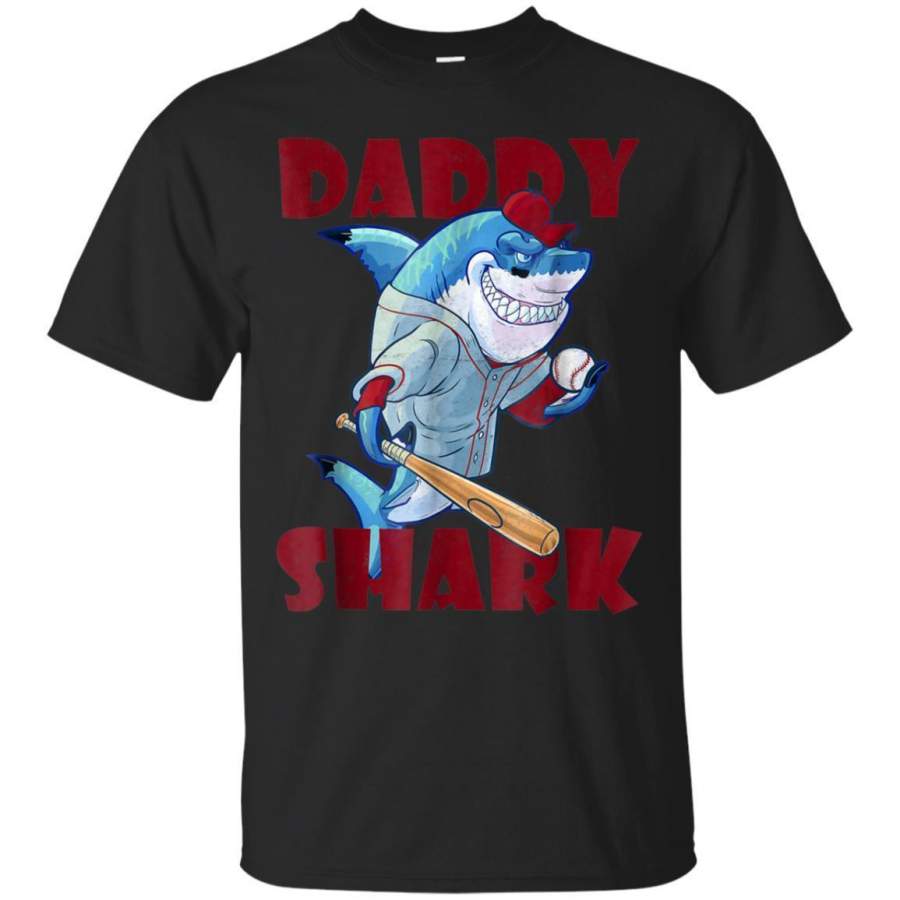 AGR Mens Daddy Shark Baseball Shirt  Funny Gift Jaq T-shirt