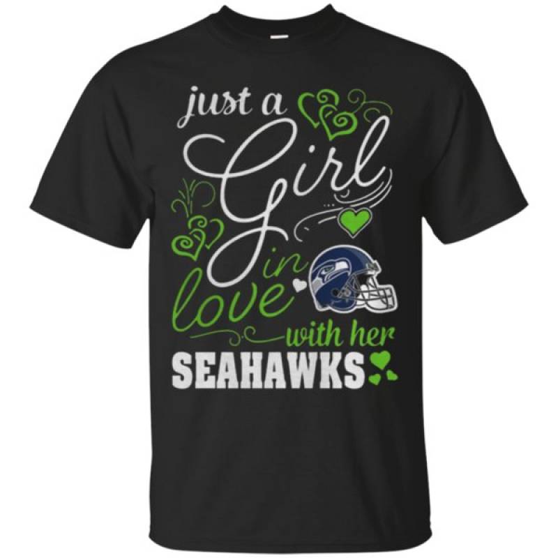 Buy Just A Girl In Love With Her Seattle Seahawks Shirts