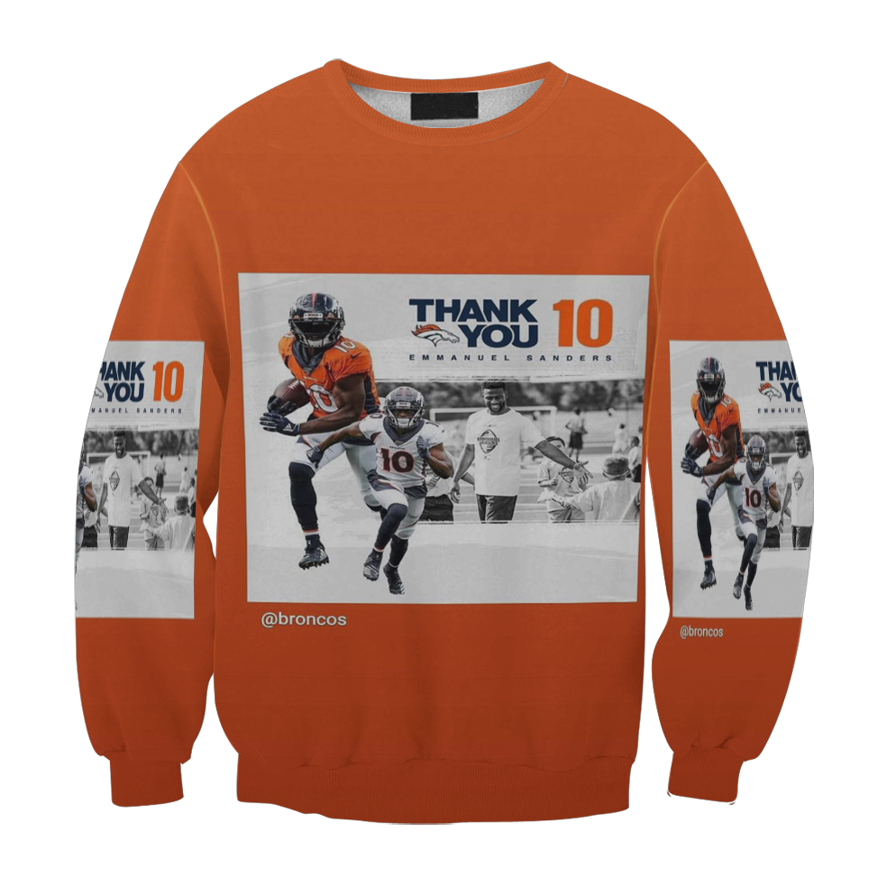 Denver Broncos Emmanuel Sanders1 Gift For Fan 3D Full Printing Sweatshirt