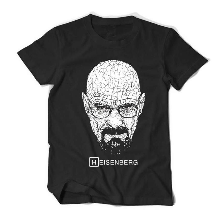 Big Sale Top Quality Cotton Heisenberg T Shirt Casual Short Sleeve Breaking Bad T-shirt Fashion Cool Camiseta for Men 100% Cotton Men’s T-shirt