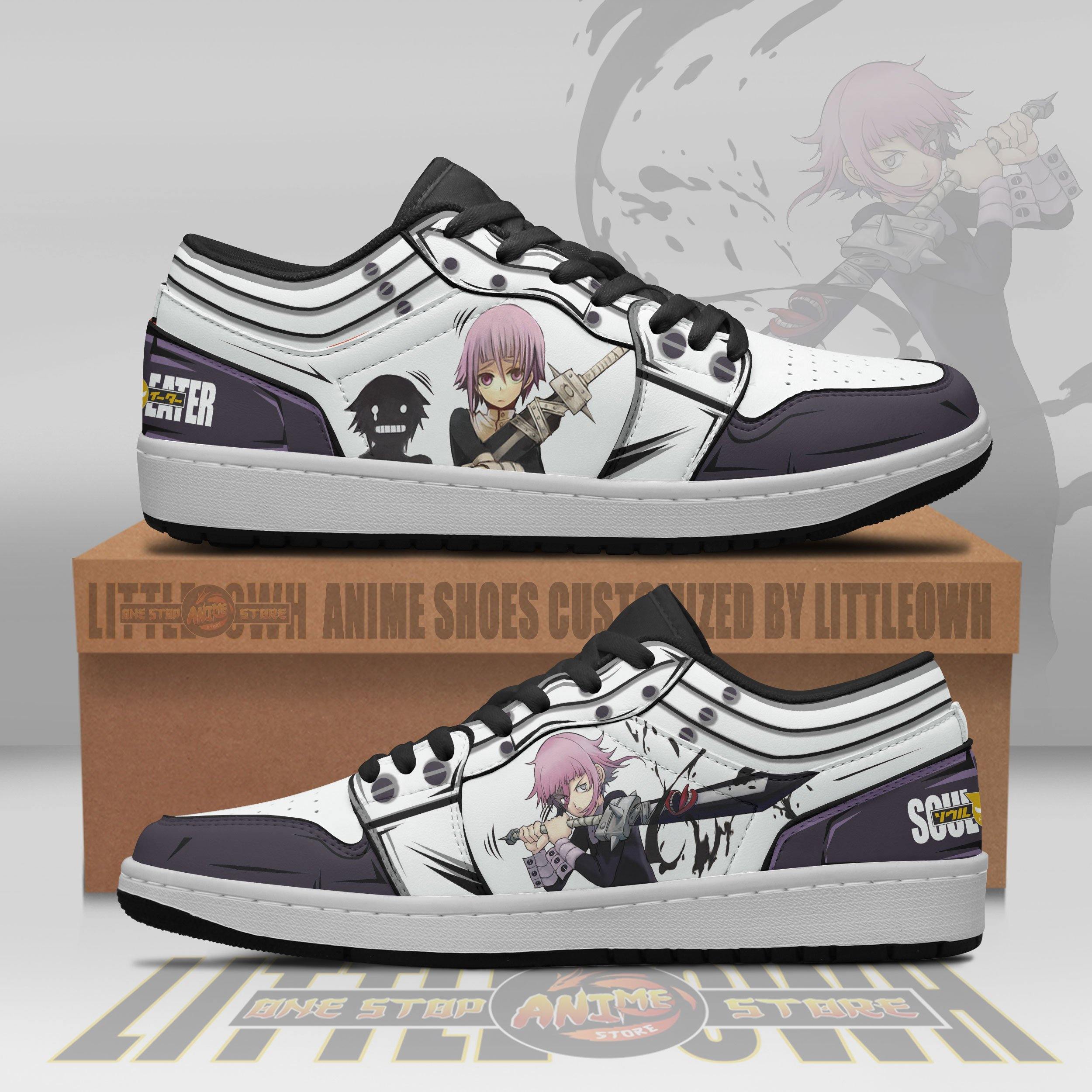 Crona Shoes Soul Eater Jd Low Sneakers Custom Anime