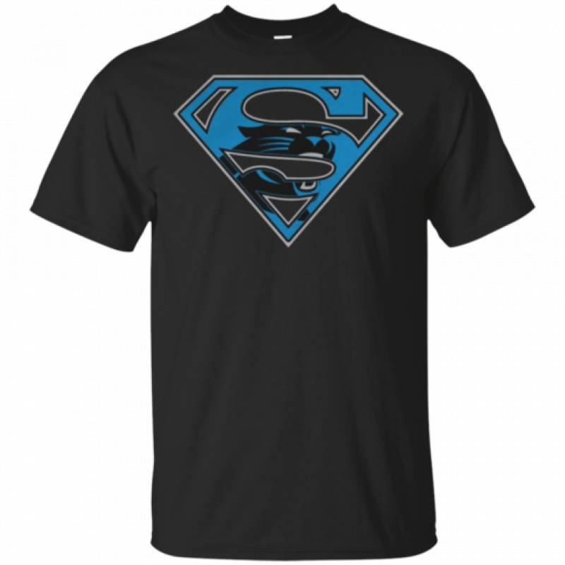 Carolina Panthers Superman Logo Shirts