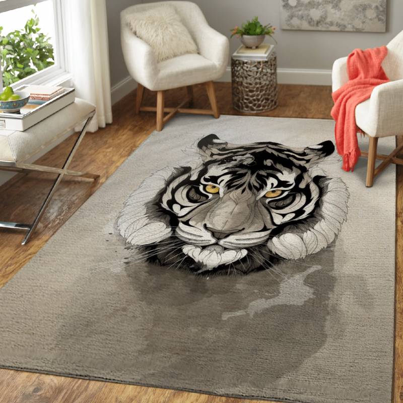 Tiger – Wild Animals Area Rug Carpet