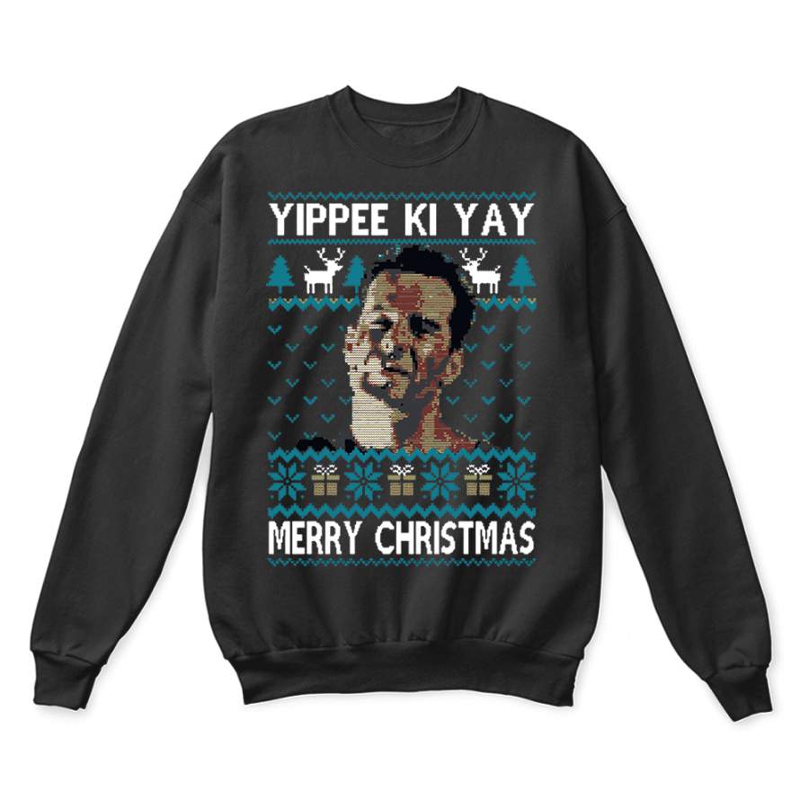 Yippee Ki-Yay Merry Christmas Die Hard Ugly Sweaters