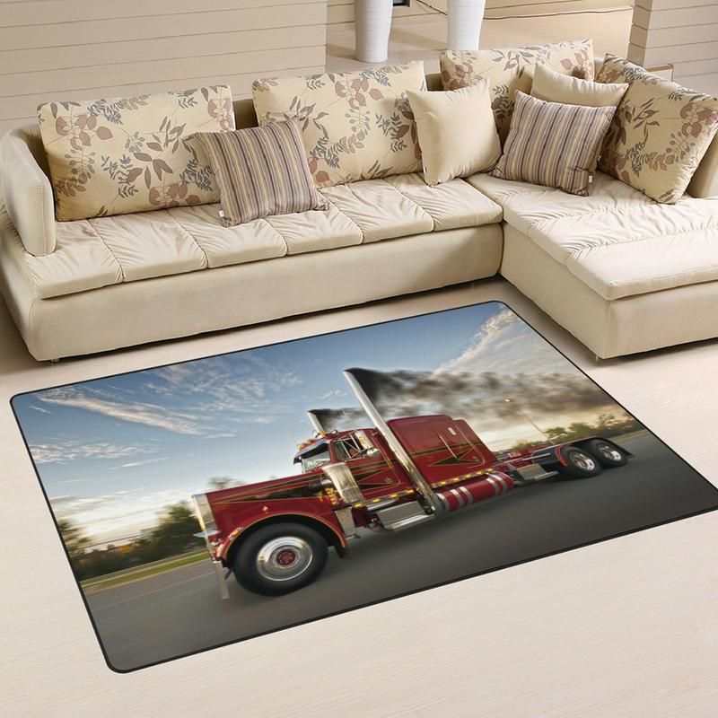 Pete Rug Peterbilt Truck, Living Room Rugs, Floor Decor Redditprint Store